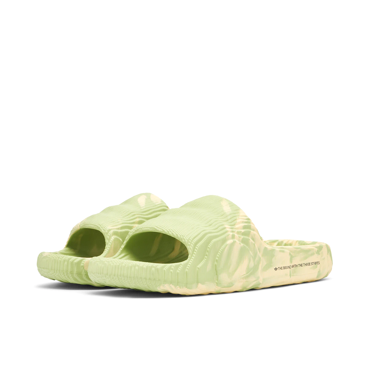 adidas Adilette 22 Slides Magic Lime St Desert Sand