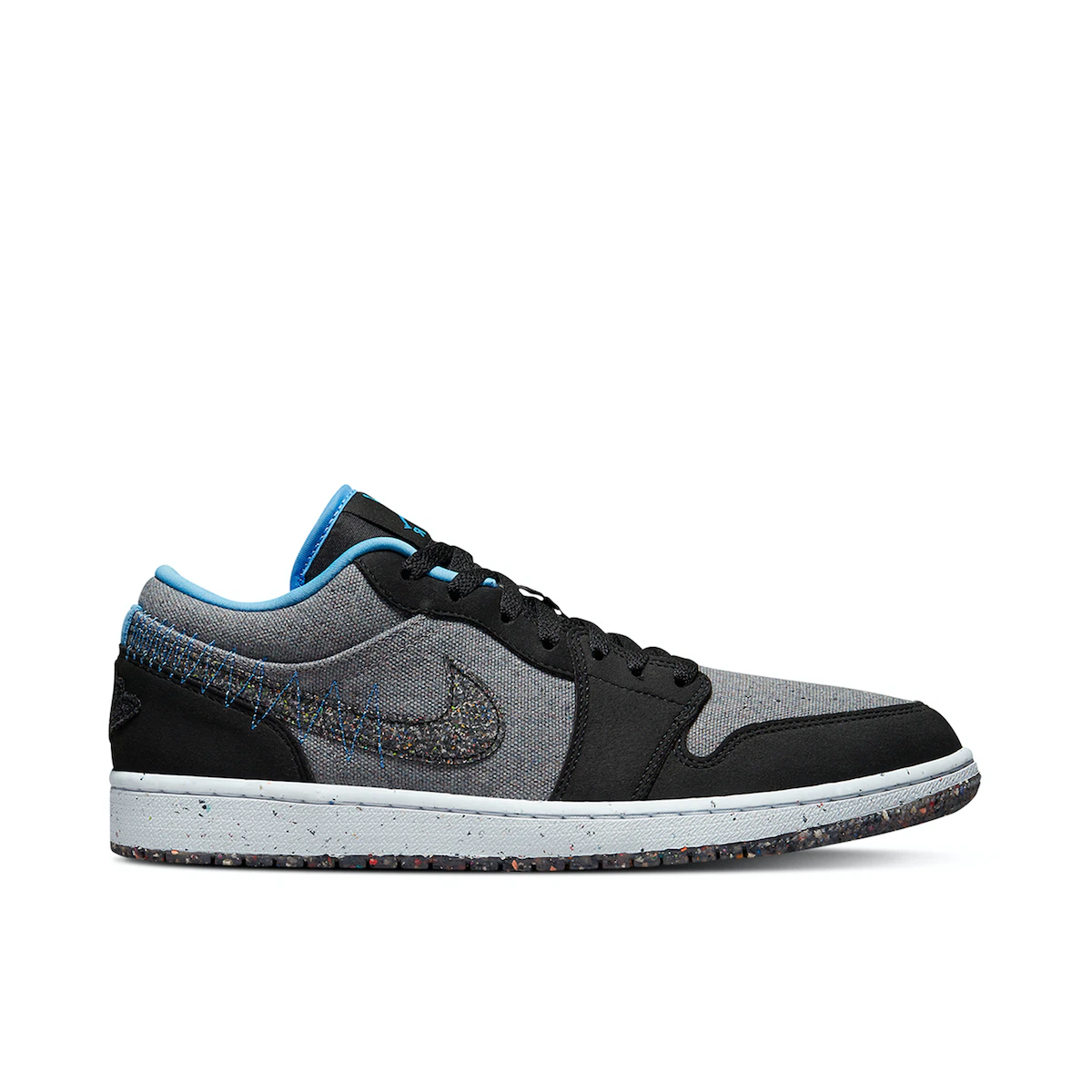 Air Jordan 1 Low Crater Black Grey Blue