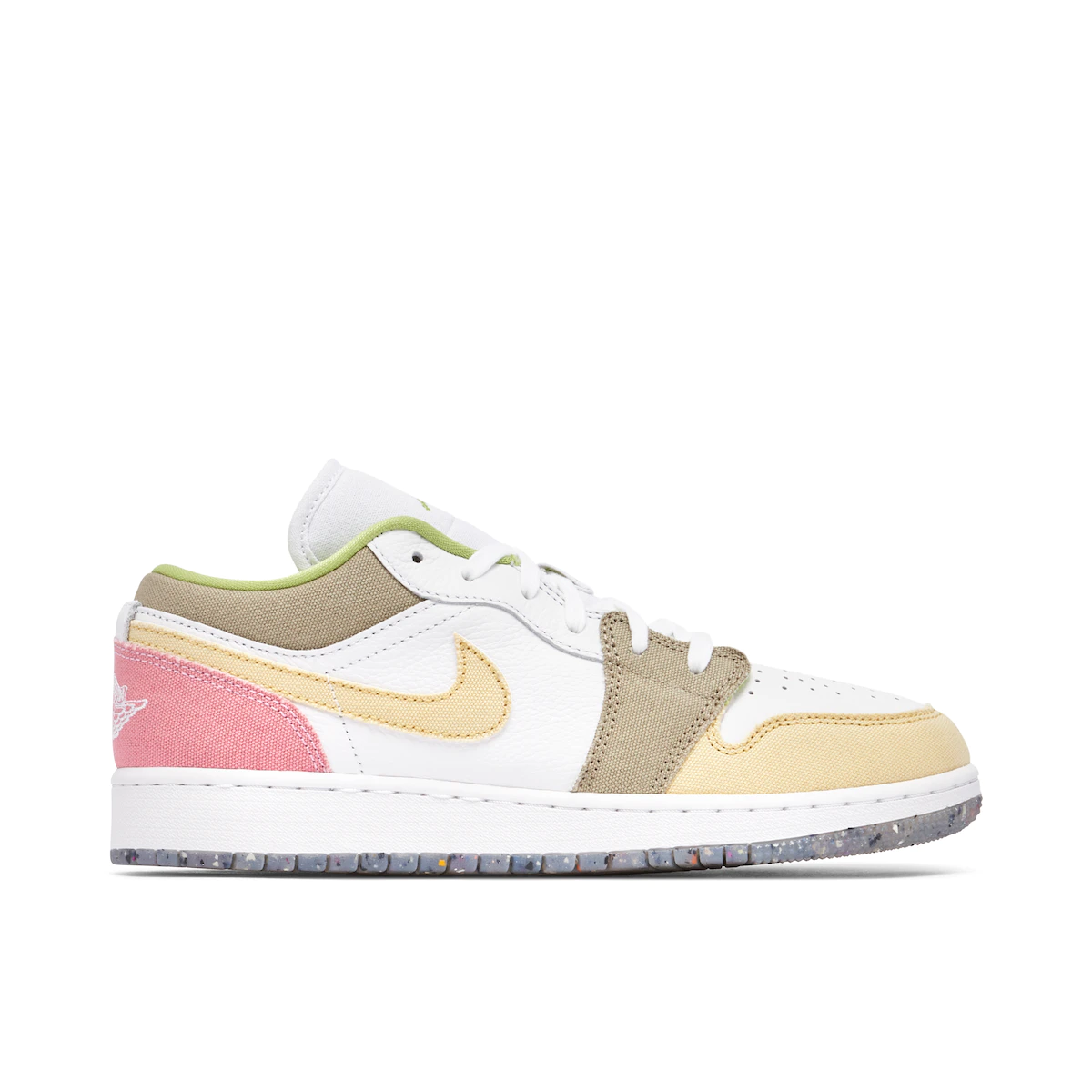 Air Jordan 1 Low Pastel Pink Green (GS)