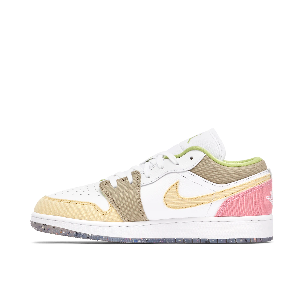 Air Jordan 1 Low Pastel Pink Green (GS)