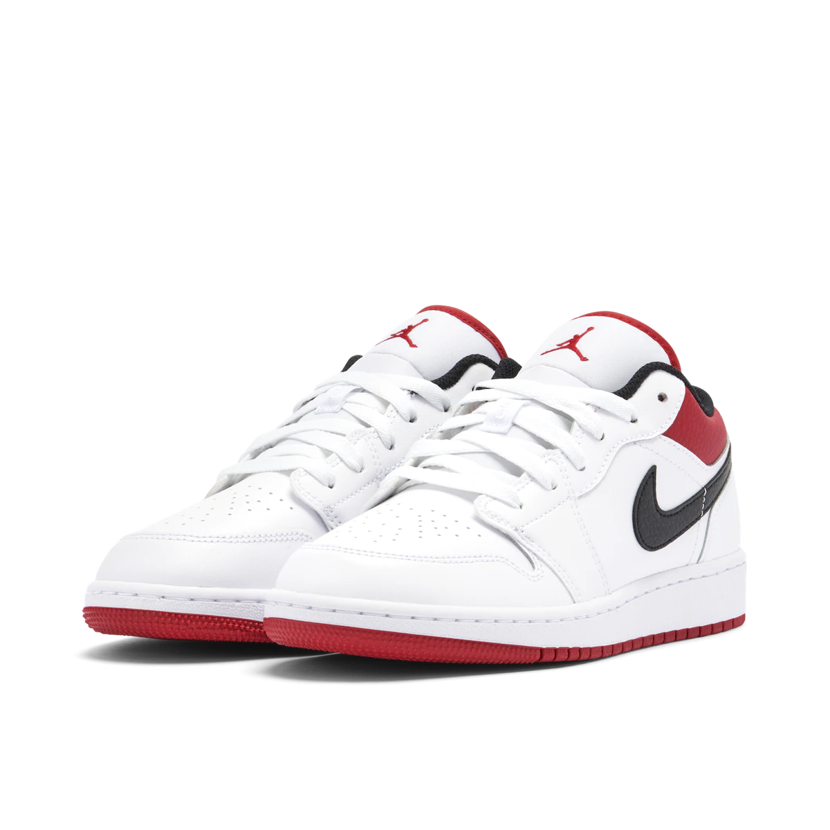 Air Jordan 1 Low White Gym Red (GS)