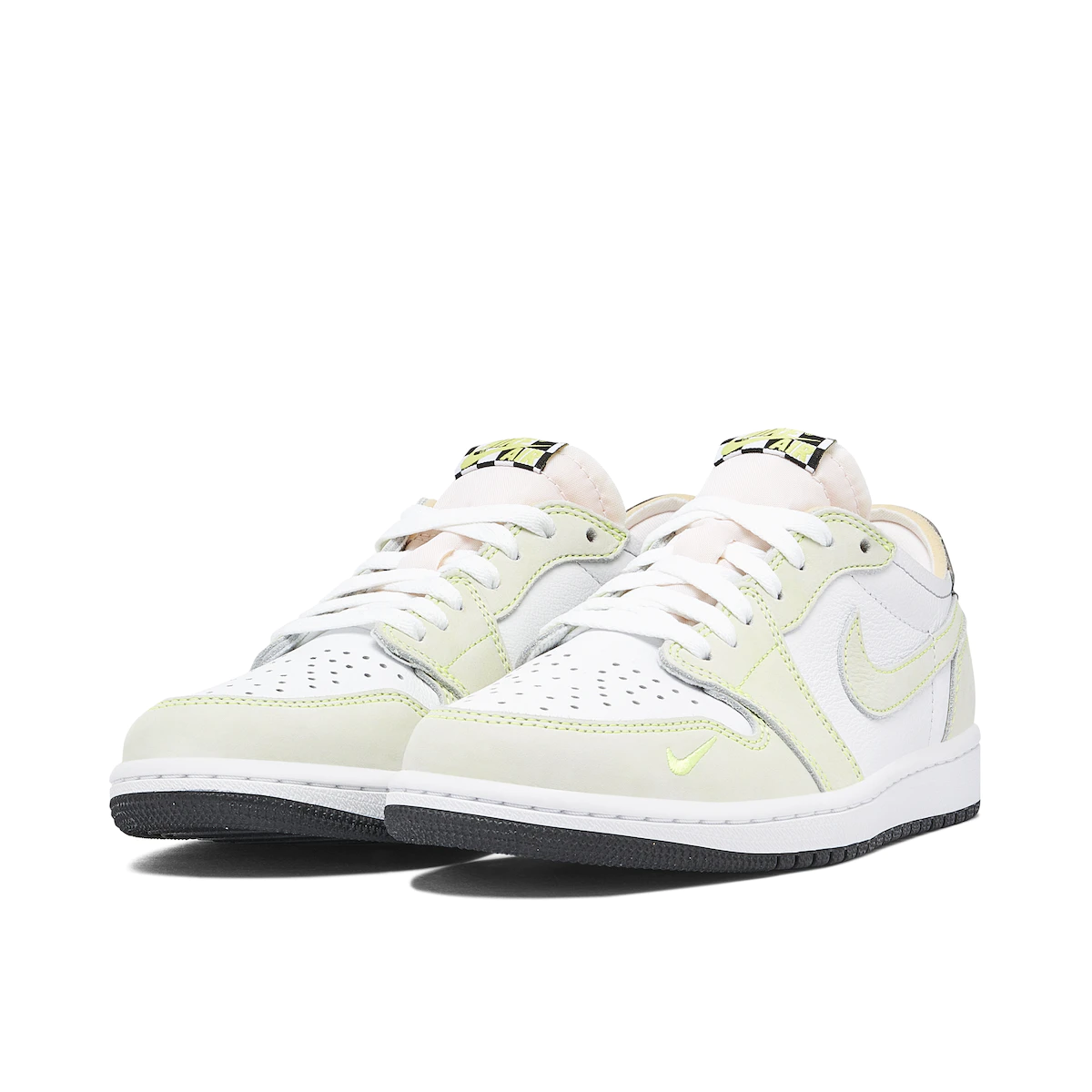 Nike Air Jordan 1 Low Retro Low White Ghost Green Black