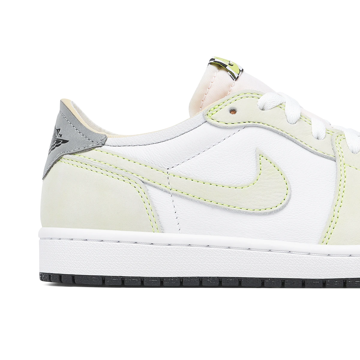 Nike Air Jordan 1 Low Retro Low White Ghost Green Black