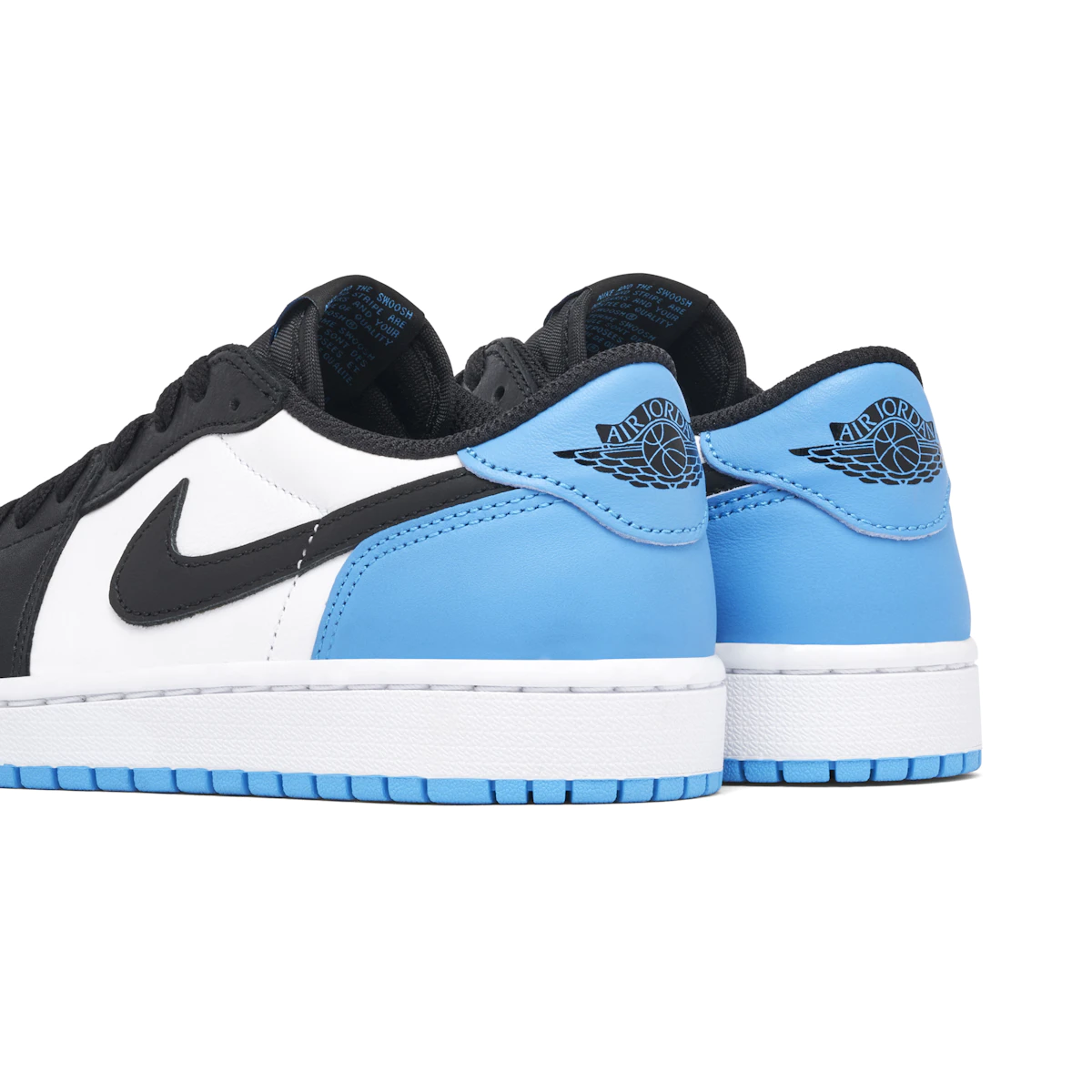 Nike Air Jordan 1 Low Black Dark Powder Blue (W)