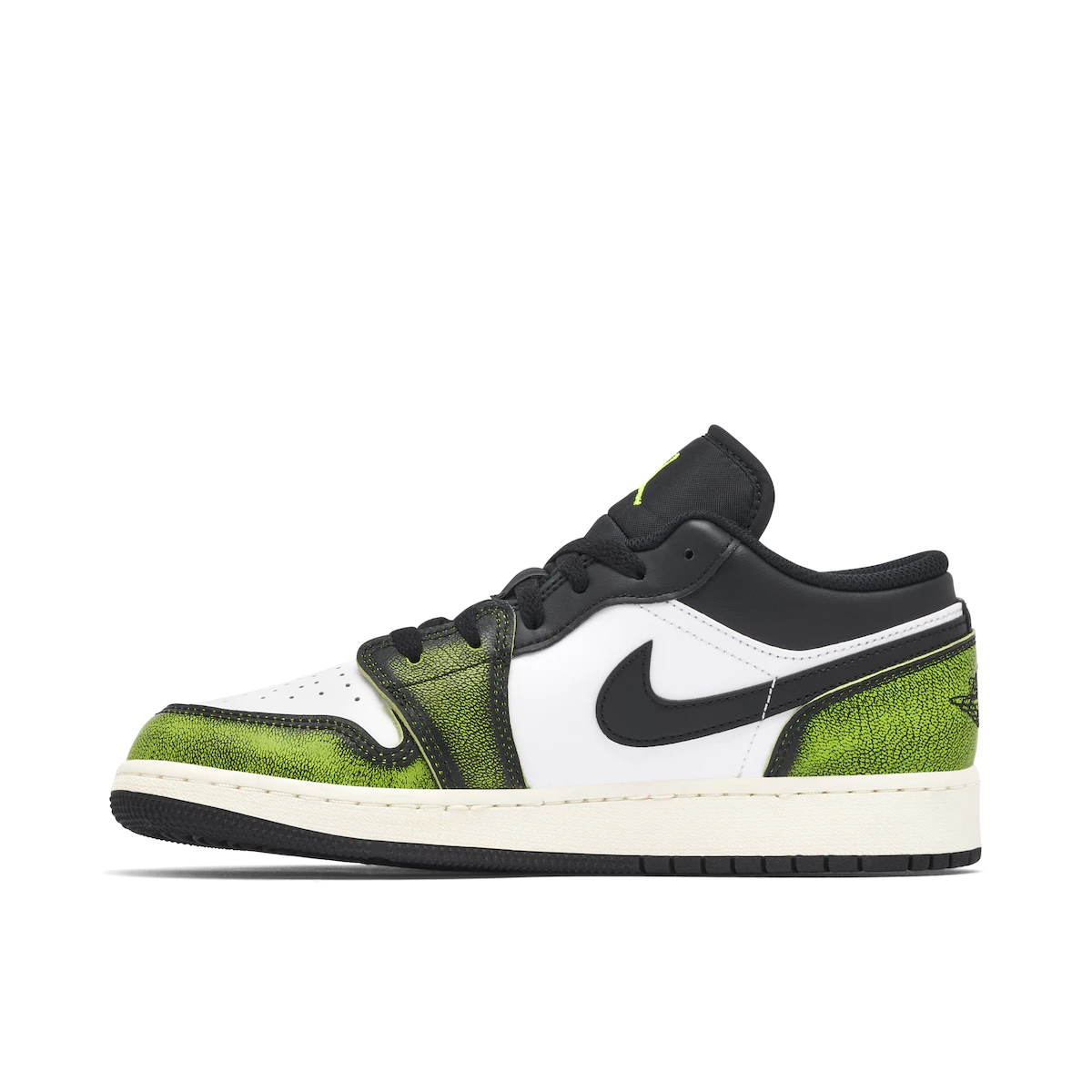 Nike Air Jordan 1 Low White Black Green (GS)