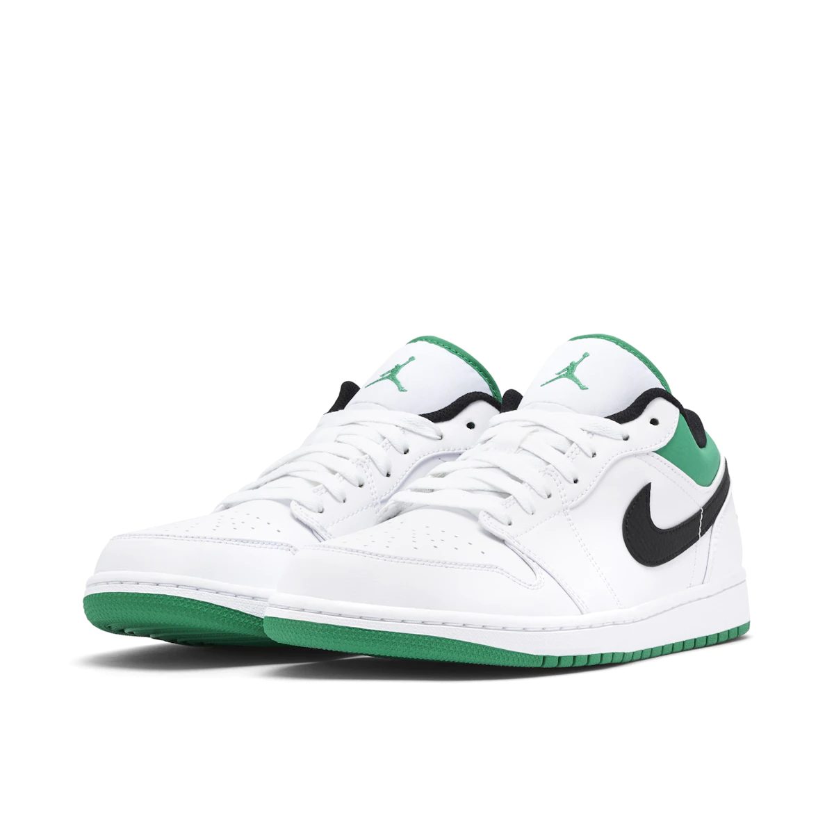 Nike Air Jordan 1 Low White Lucky Green Black