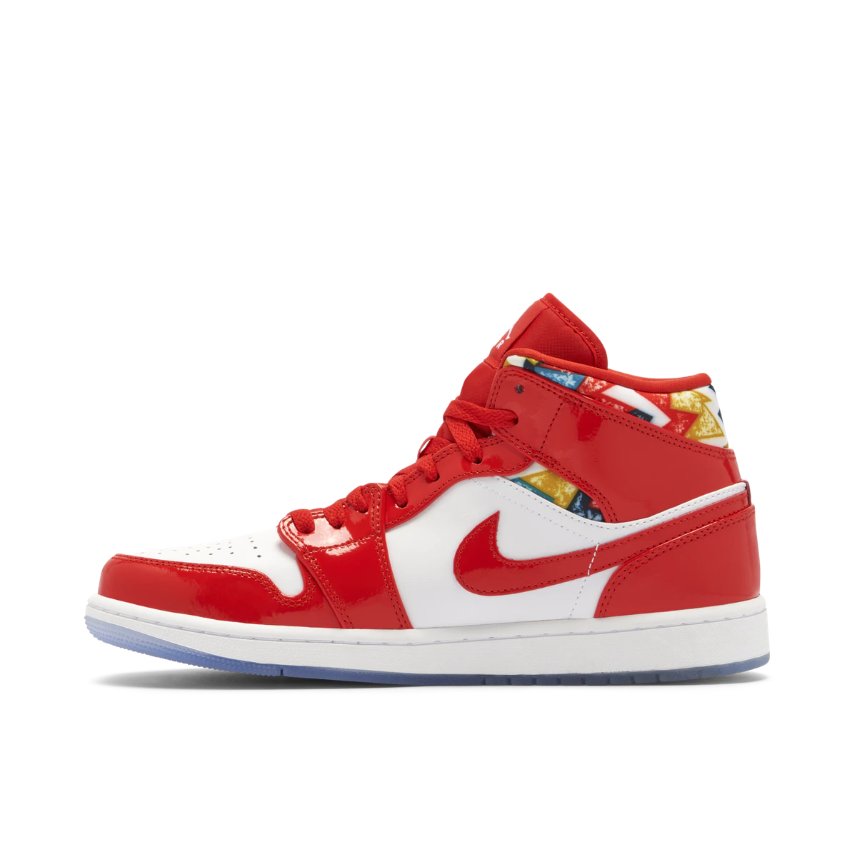 Nike Air Jordan 1 Mid Barcelona Sweater Red Patent