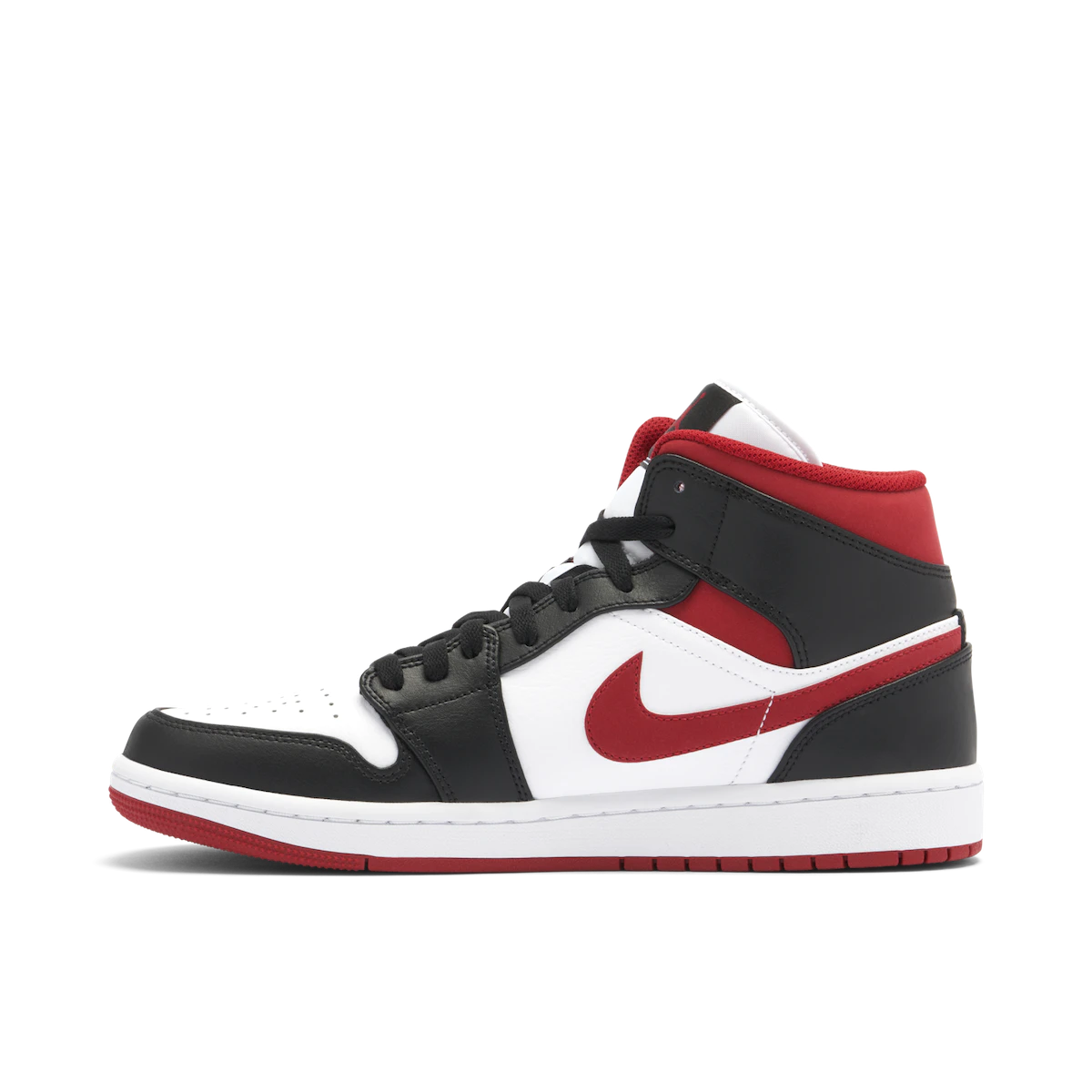 Nike Air Jordan 1 Mid Black Gym Red