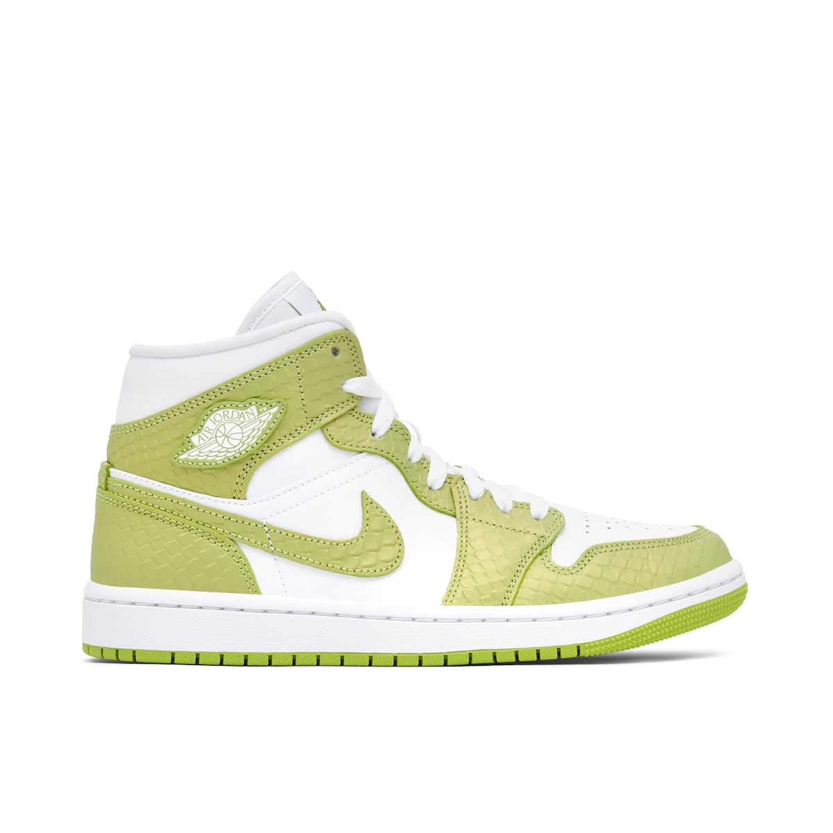 Nike Air Jordan 1 Mid Green Python (W)