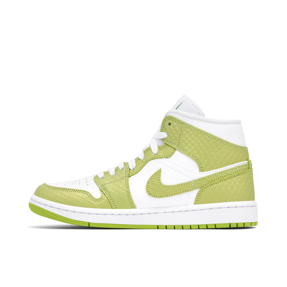 Nike Air Jordan 1 Mid Green Python (W)