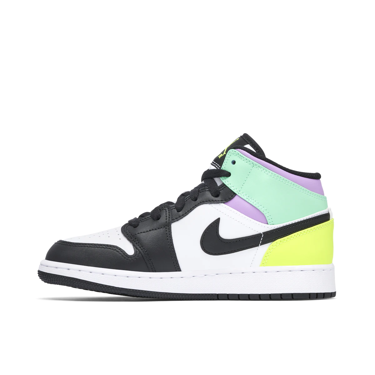 Nike Air Jordan 1 Mid Pastel Black Toe (GS)