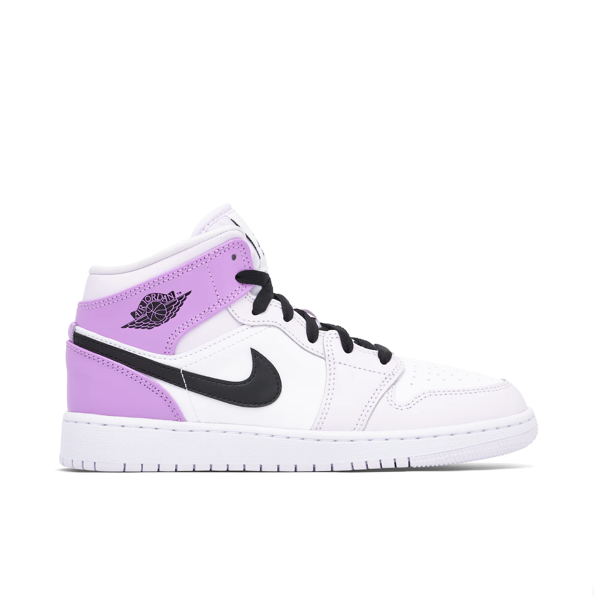 Nike Air Jordan 1 Mid Pink Lavender (GS)