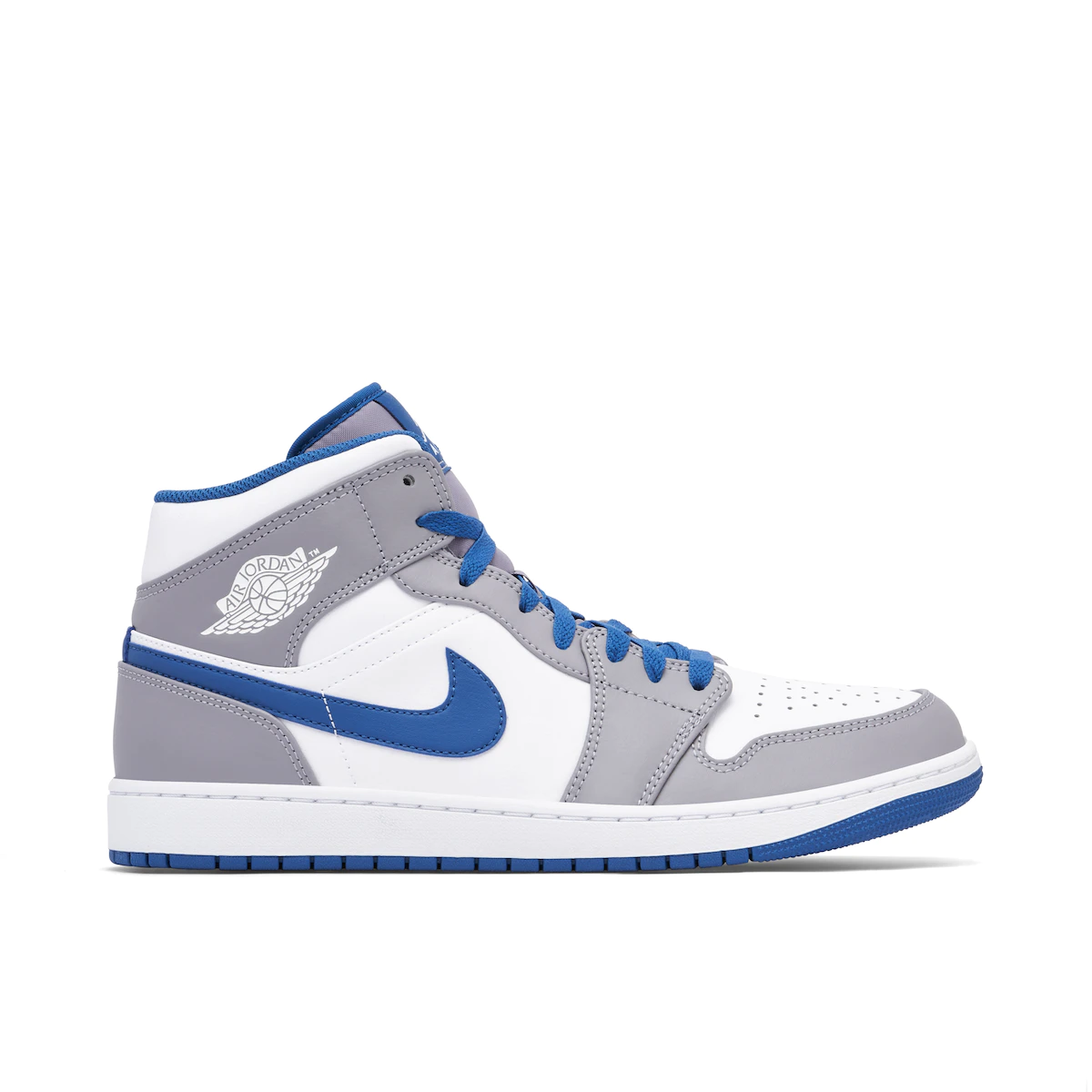 Nike Air Jordan 1 Mid True Blue Grey