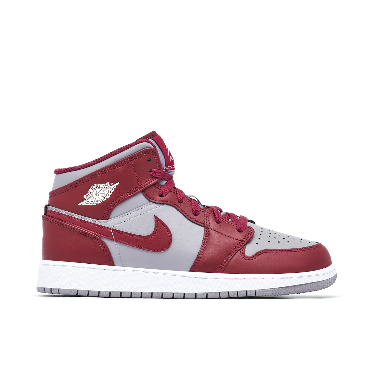 Nike Air Jordan 1 Mid Cherrywood Red (GS)