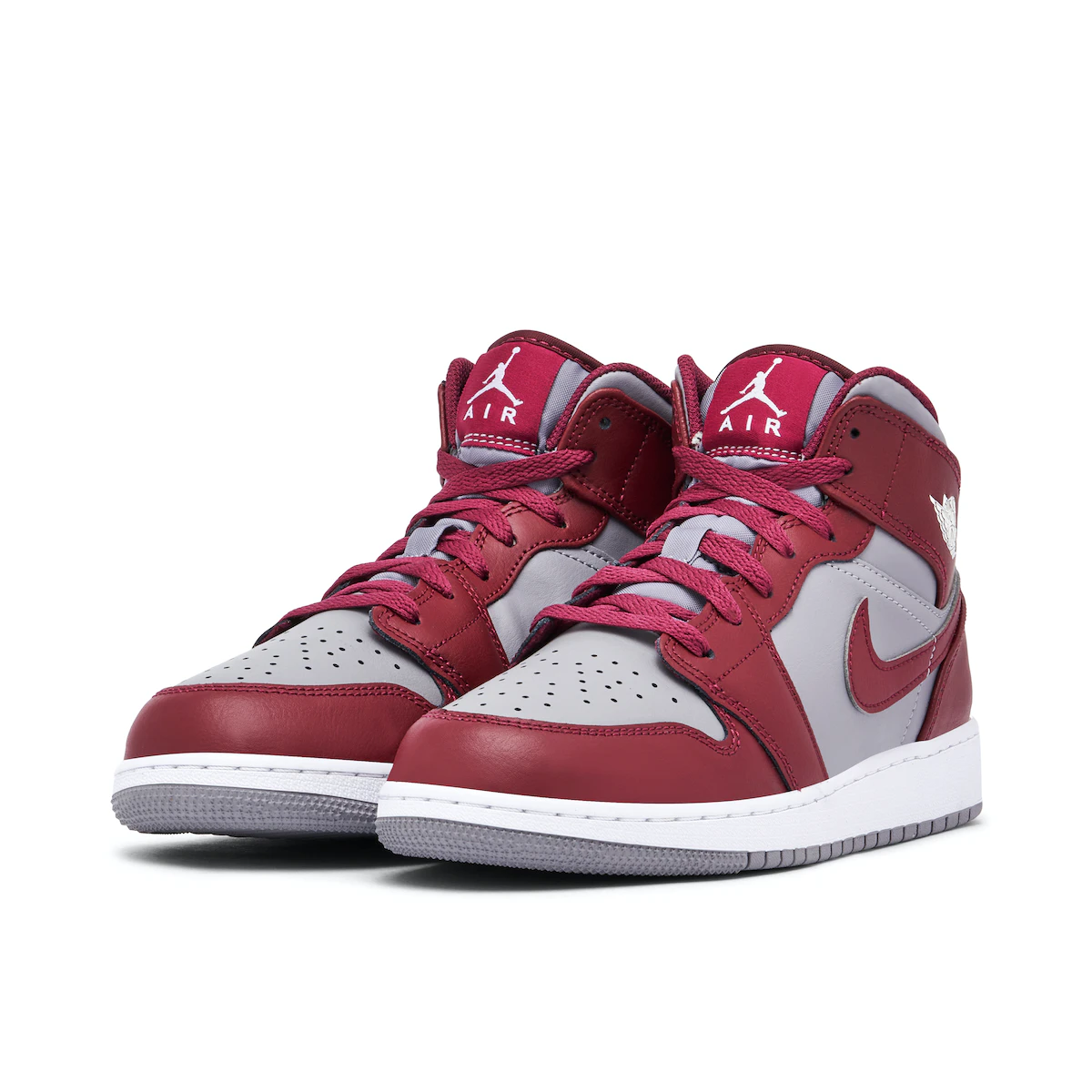 Nike Air Jordan 1 Mid Cherrywood Red (GS)