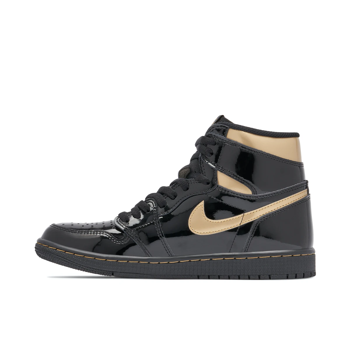 Nike Air Jordan 1 Retro High Black Metallic Gold (2020)