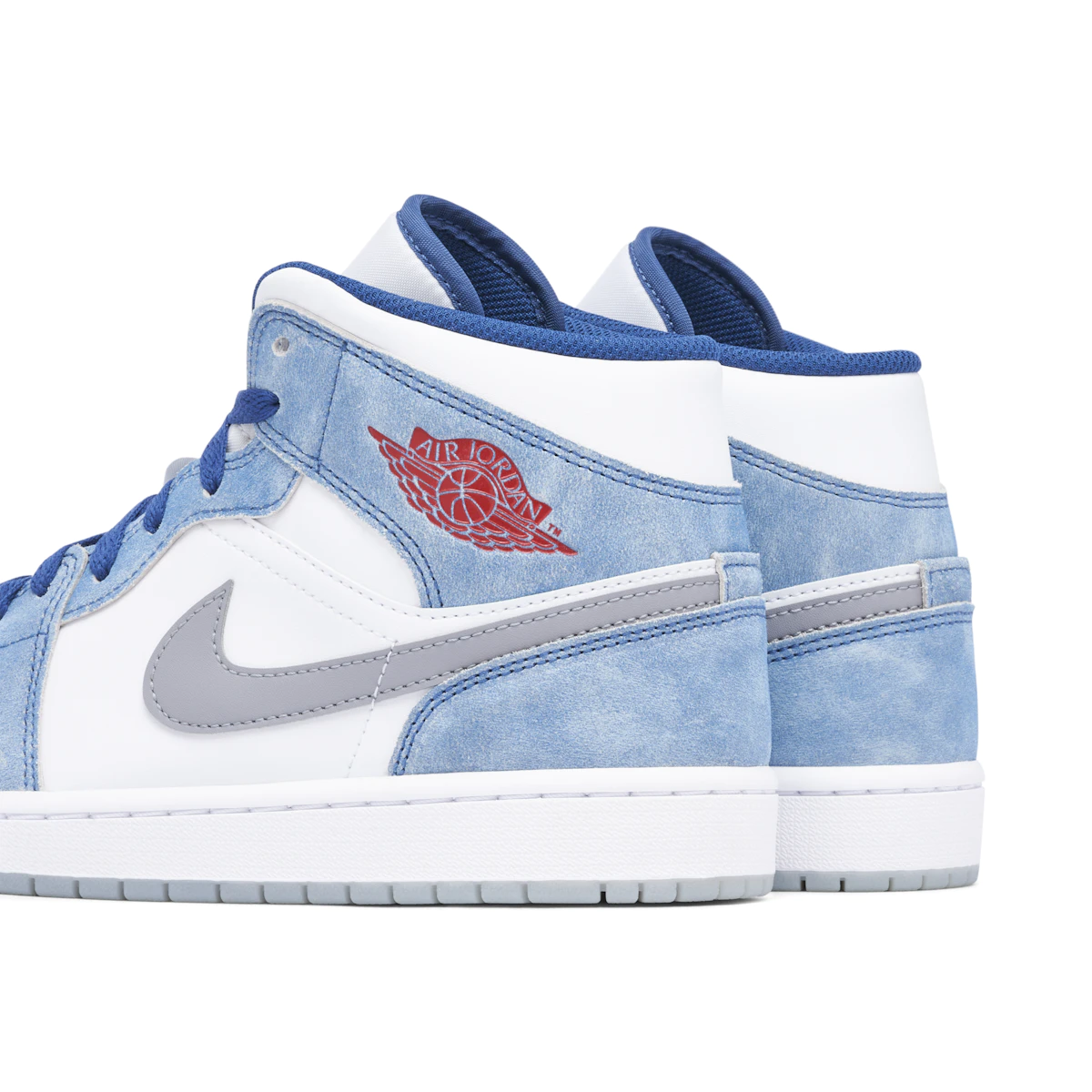 Nike Air Jordan 1 Mid French Blue Fire Red