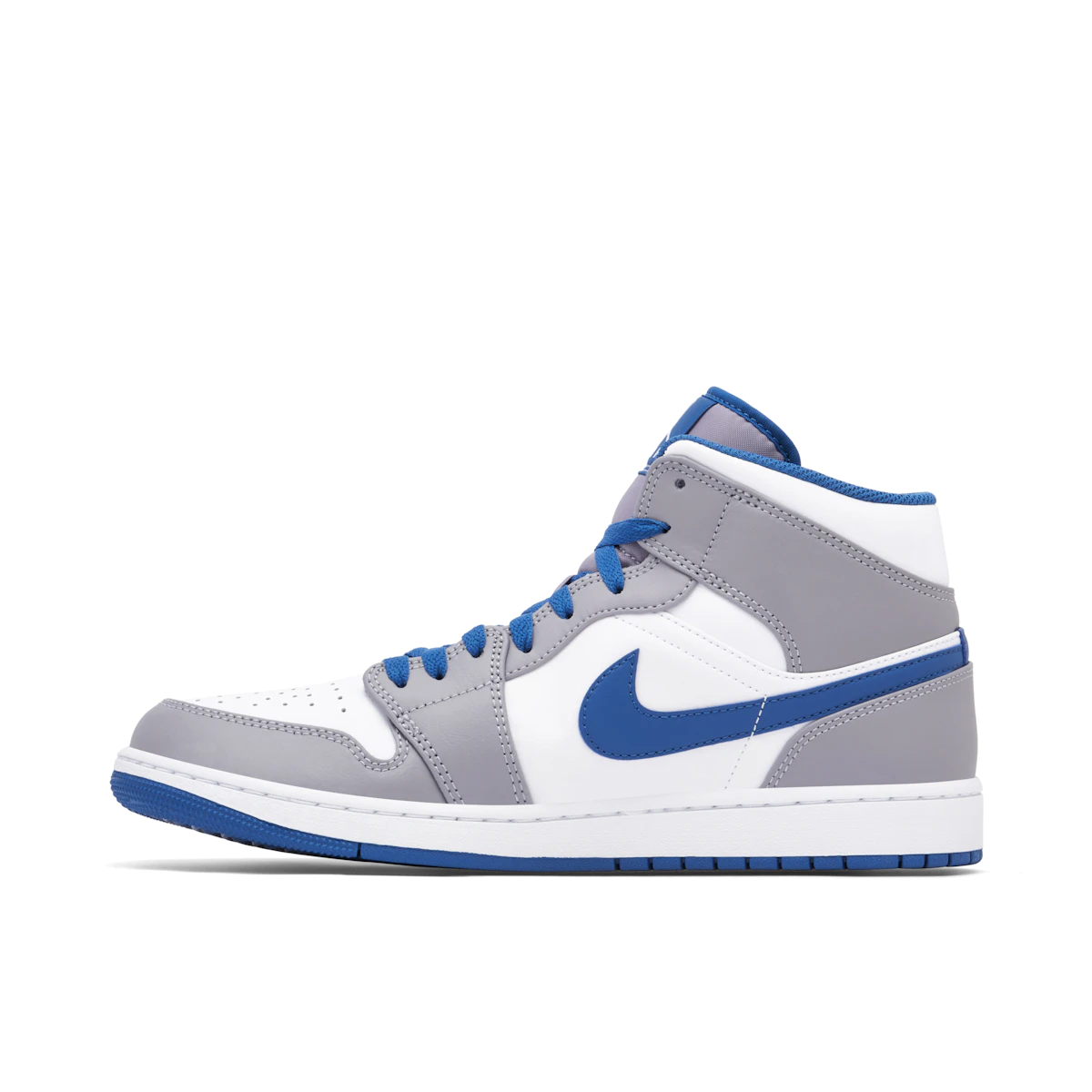 Nike Air Jordan 1 Mid True Blue Grey