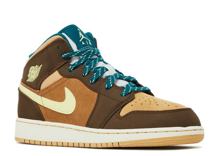 Nike Air Jordan 1 Mid SE Cacao Wow (GS)