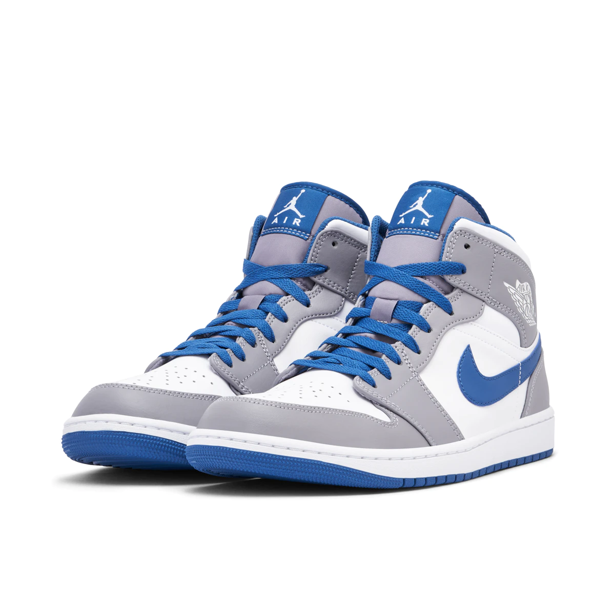 Nike Air Jordan 1 Mid True Blue Grey