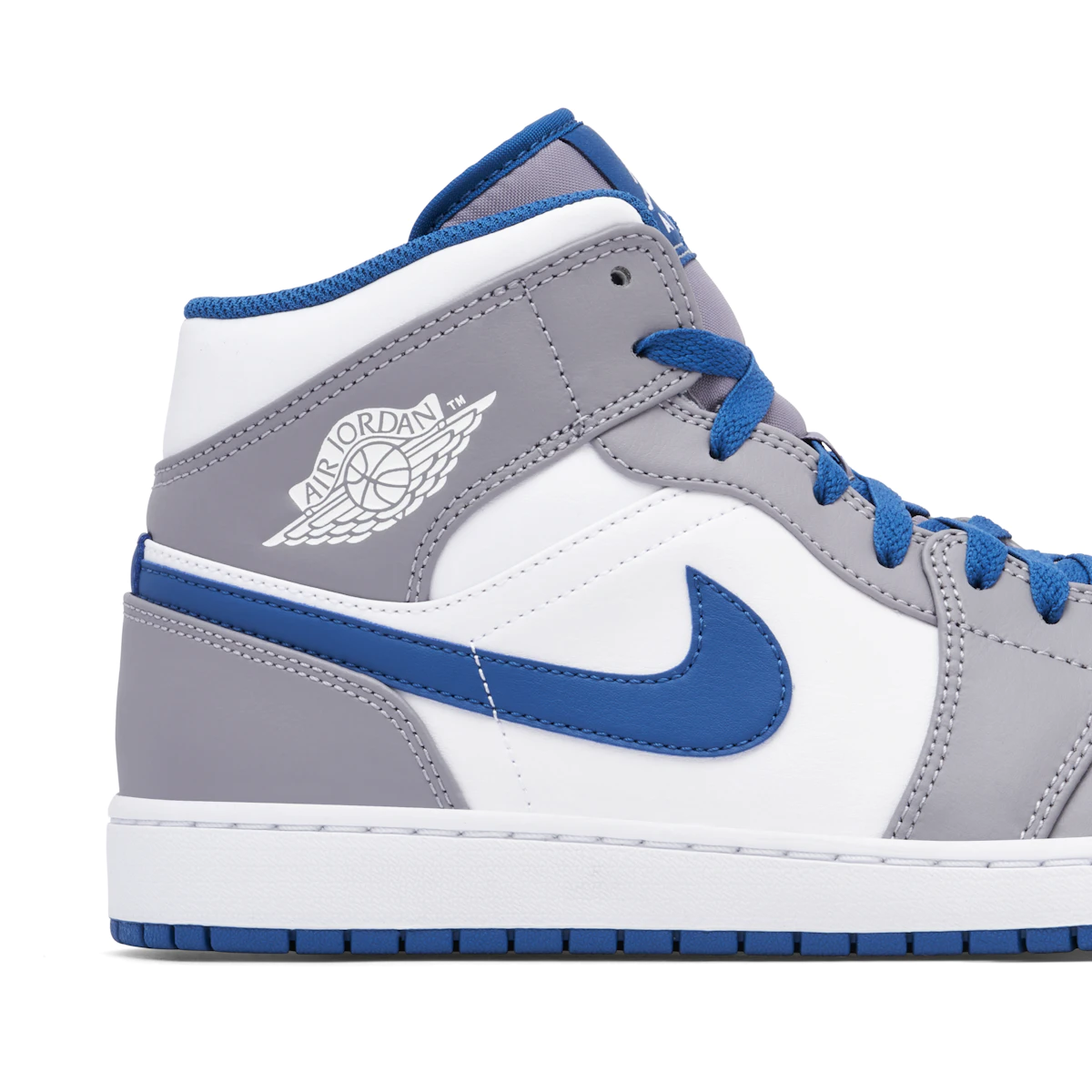 Nike Air Jordan 1 Mid True Blue Grey