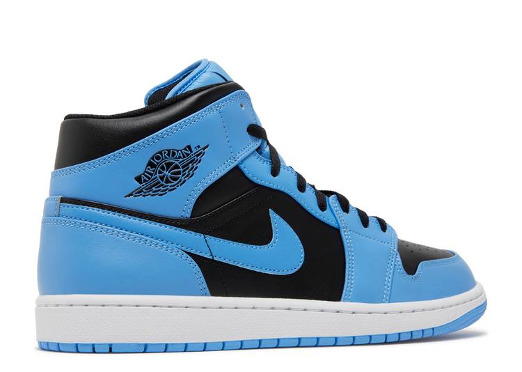 Nike Air Jordan 1 Mid University Blue Black