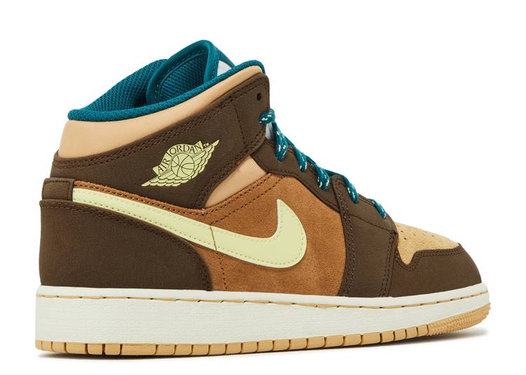 Nike Air Jordan 1 Mid SE Cacao Wow (GS)