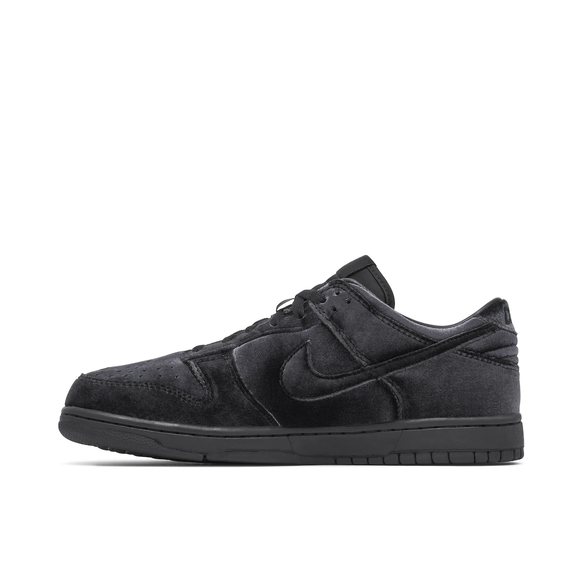 Nike Dunk Low Dover Street Market Triple Black Velvet