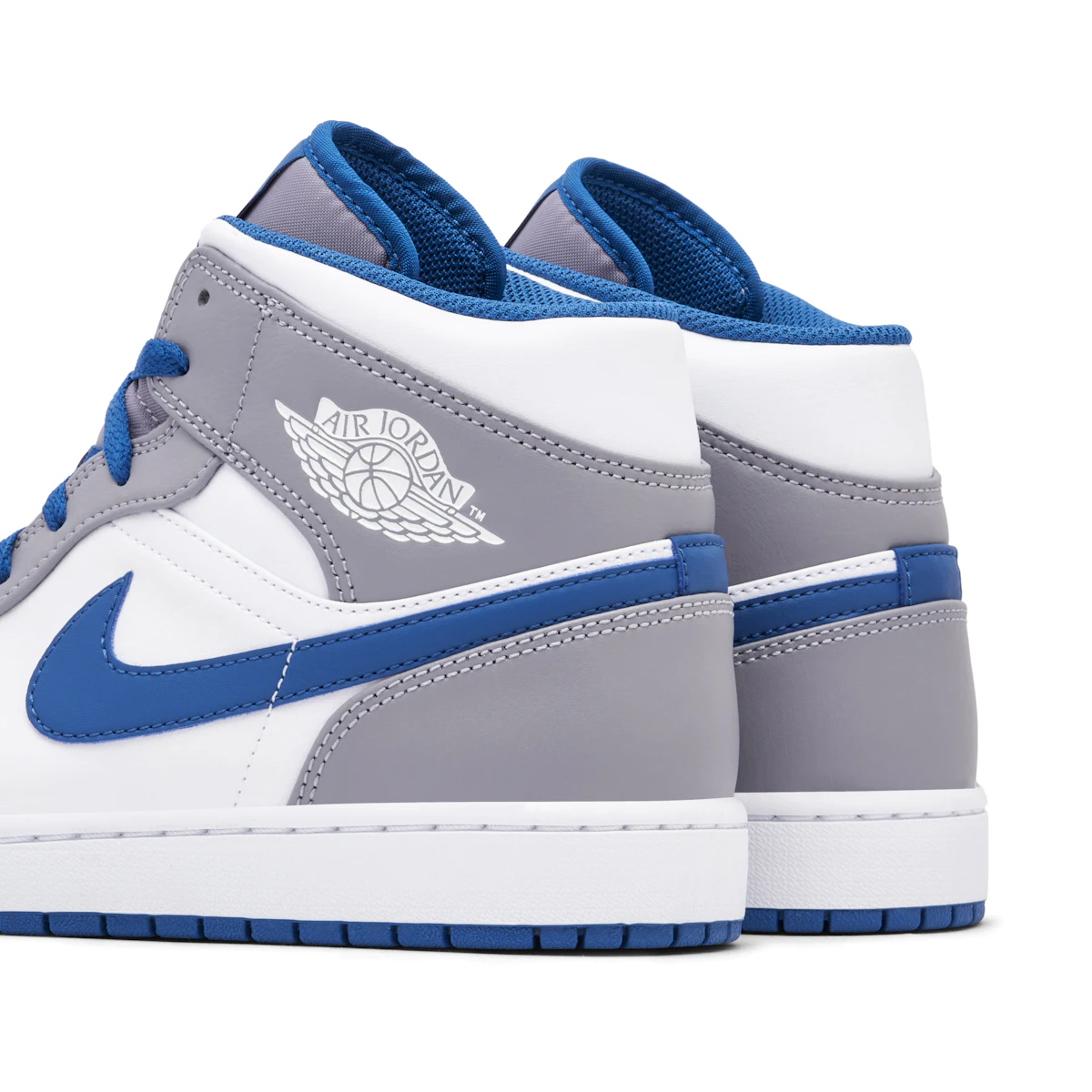 Nike Air Jordan 1 Mid True Blue Grey