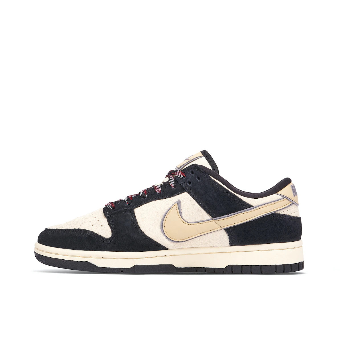 Nike Dunk Low LX Black Suede Team Gold (W)